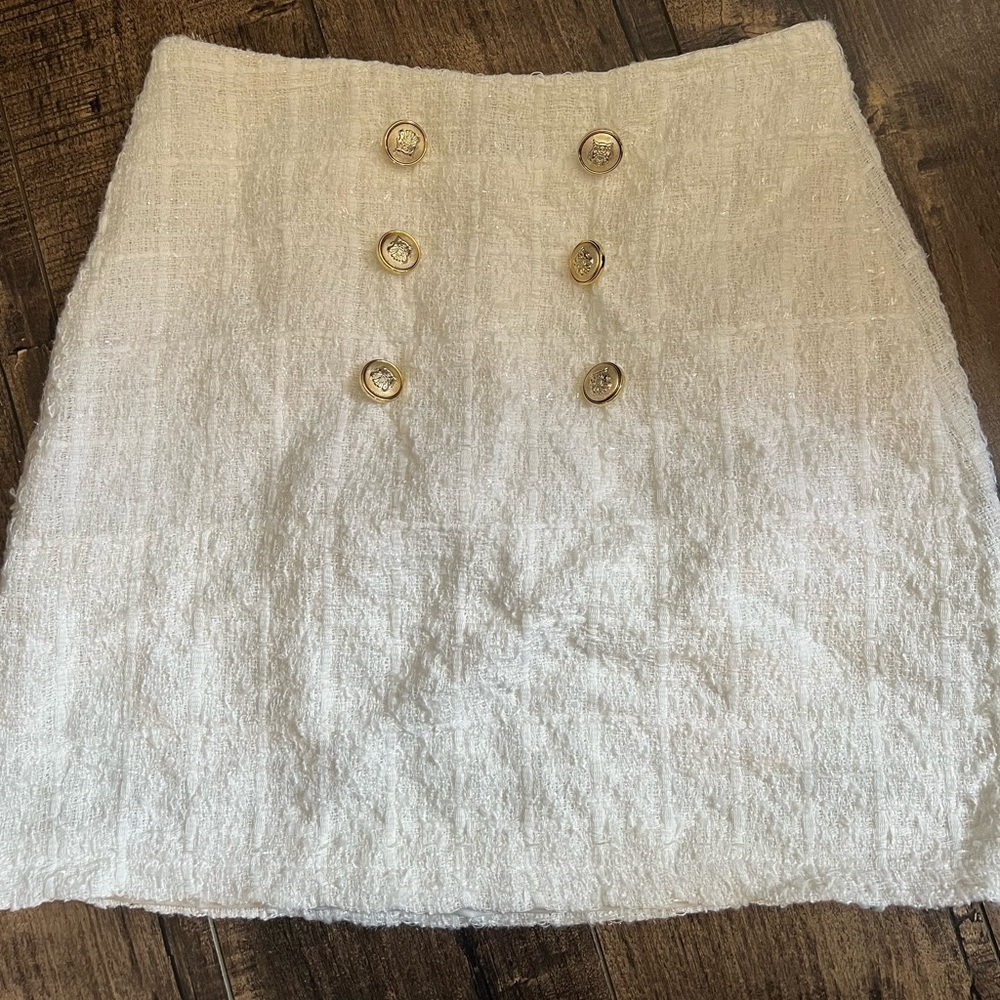White skirt